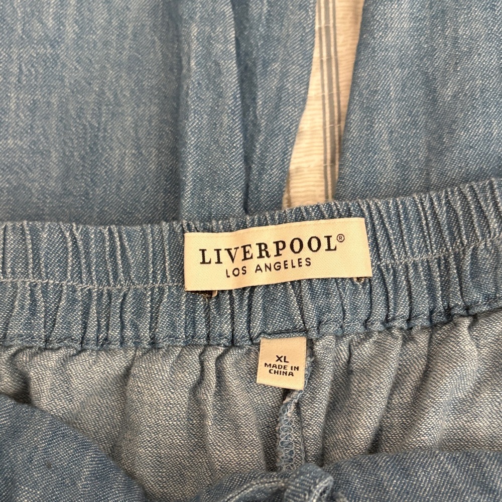 Liverpool Jeans Company Blue Wide Leg Pants